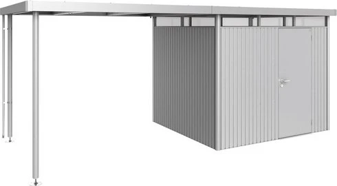 Biohort Seitendach L für Gerätehaus HighLine H3 silber-metallic