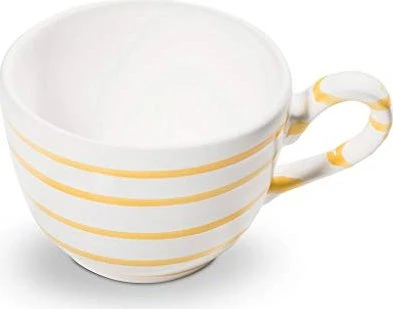 Gmundner Keramik Gelbgeflammt Kaffeetasse Cup 9.5cm