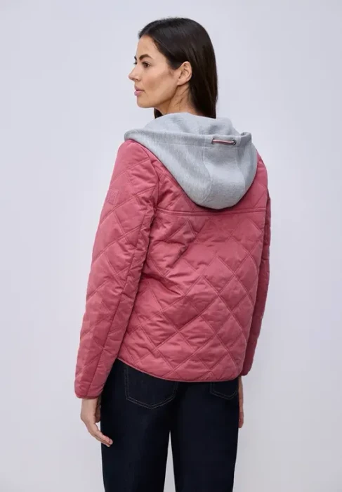 Street One Jacke mit abnehmbarer Kapuze Funktionsjacke desert berry (Damen)