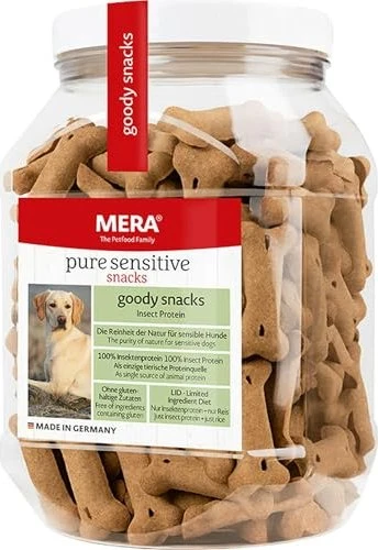 Mera Pure Sensitive Goody Snacks, mit Insect Protein, 600g