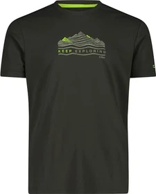 CMP Pique Adventure Print Funktionsshirt kurzarm pine (Herren)