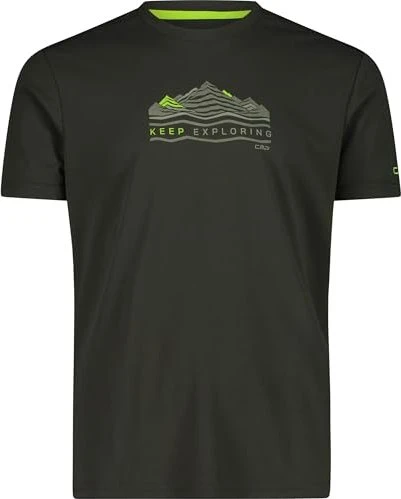 CMP Pique Adventure Print Funktionsshirt kurzarm pine (Herren)