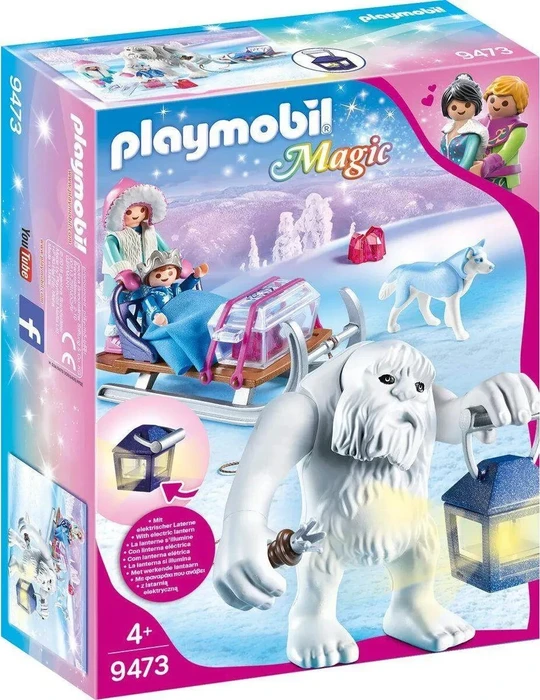 playmobil Magic Schneetroll mit Schlitten