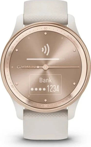 Garmin vivomove Trend Aktivitäts-Tracker ivory/peach gold