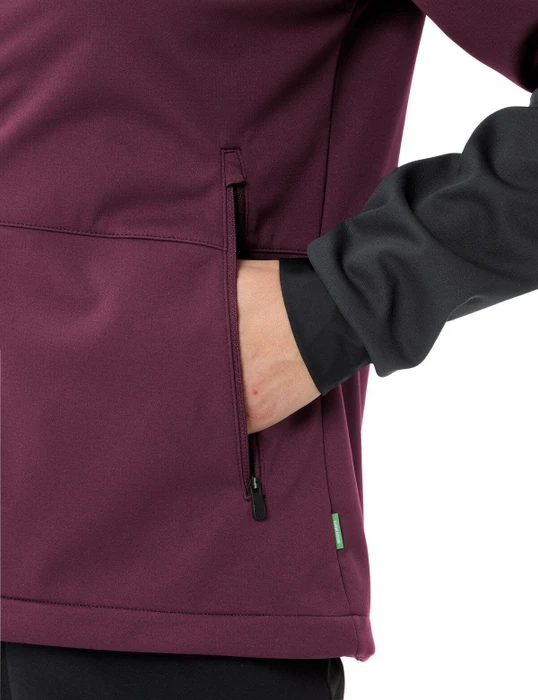 Vaude Qimsa Hooded Softshell Fahrradjacke cassis uni (Damen)