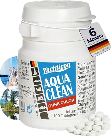 Yachticon Aqua Clean AC 1 ohne Chlor 100 Tabletten Trinkwasserkonservierung