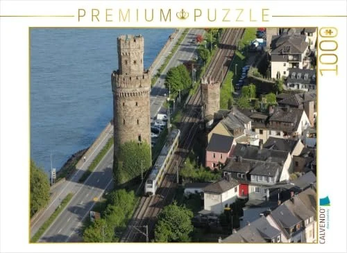 Calvendo Mittelrheinbahn auf der Stadtmauer Oberwesel