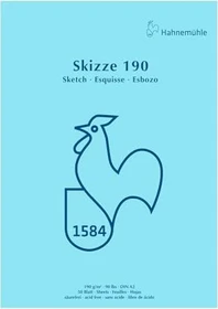 Hahnemühle Skizze 190 Skizzenblock, A2, 50 Blatt