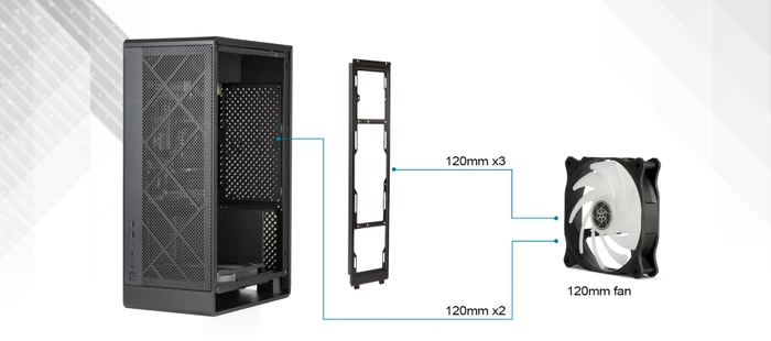 SilverStone Alta G1M Black, schwarz