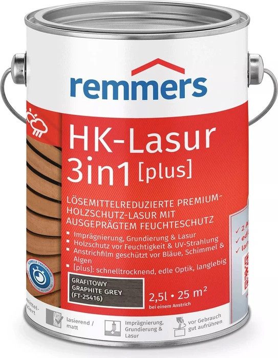 Remmers HK-Lasur 3in1 Grey-Protect