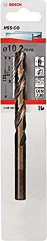 Bosch Professional HSS-Co Spiralbohrer, 10.2x87x133mm, 1 Stück