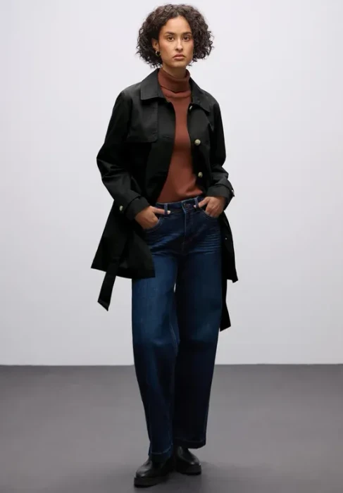 Street One Trenchcoat Mantel schwarz (Damen)