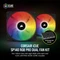 Corsair SP Series iCUE SP140 RGB PRO Performance Dual Fan Kit, LED-Steuerung, 140mm, 2er-Pack Vorschaubild