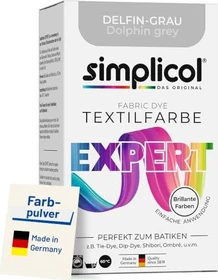 Simplicol Textilfarbe Expert delfin-grau, 1 Stück