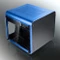 Raijintek Metis Evo TGS, blau/schwarz, Glasfenster, Mini-ITX Vorschaubild