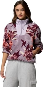 Columbia Sequoia Grove Half Zip Fleece Print Pullover shale purple/blossoming (Damen)