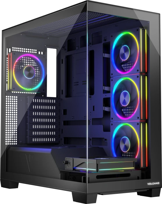 Modecom Volcano Stellar ARGB 5F Black, Glasfenster
