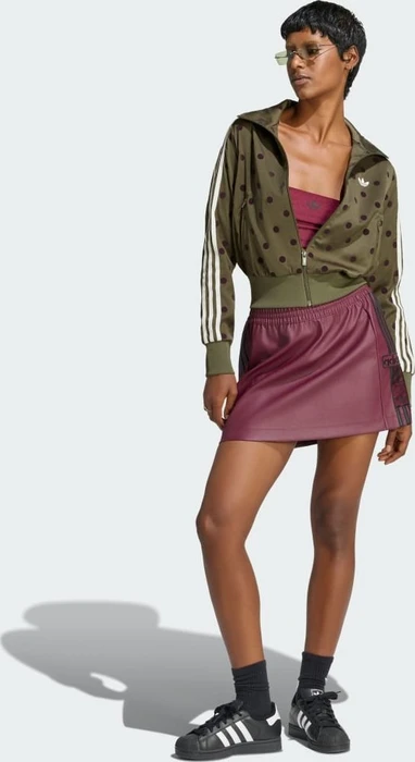 adidas Satin Polka Dots TT Track Top Trainingsjacke olive strata (Damen)