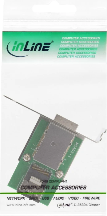 InLine SAS Slotblech, 1x SFF-8088, low profile