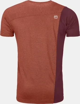 Ortovox 170 Cool Vertical Funktionsshirt kurzarm clay orange blend (Herren)