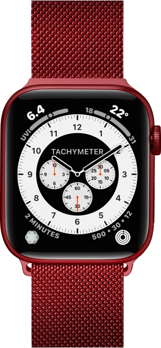 LAUT Steel Loop Watch Strap für Apple Watch 38mm/40mm/41mm rot
