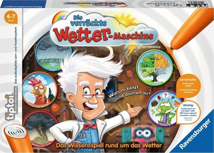 Ravensburger tiptoi Spiel: Die verrückte Wettermaschine