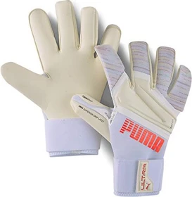 Puma Ultra Grip 1 Hybrid Pro Torwarthandschuhe red blast/puma white