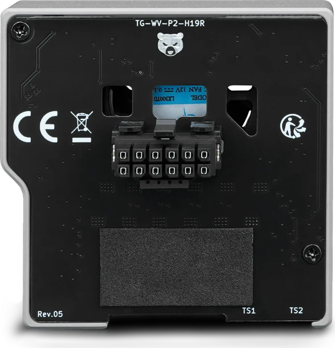 Thermal Grizzly WireView Pro II GPU Reverse, 90°, 12V-2x6, Sense-Pins an der Unterseite, White Edition, weiß