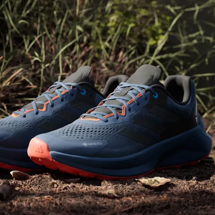 adidas Terrex Soulstride Flow GTX wonder steel/grey six/semi impact orange (Herren)