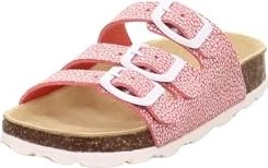 Superfit Fussbettpantoffel Sandale rosa/weiß (Junior)
