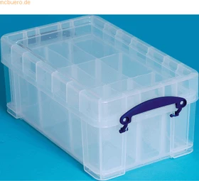 Really Useful Box Aufbewahrungsbox XL, 5l, transparent