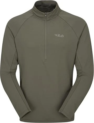 Rab Sonic LS Zip Funktionsshirt langarm light khaki (Herren)