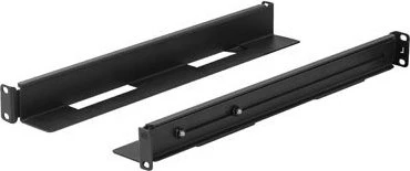 Lanberg 19" Server Rack Schienen, Gleitschienen, RAL 9004, 650mm, 1HE