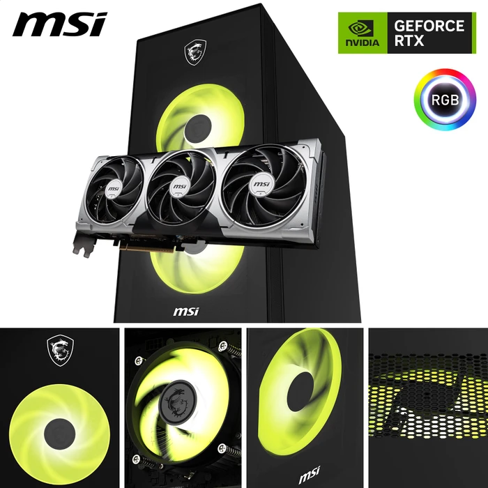 MSI MAG Infinite S AI 2nd 2NVL5-013EU, Core Ultra 5 225F, 16GB RAM, 1TB SSD, GeForce RTX 5060