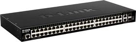 D-Link DGS-1520 Rackmount Gigabit Smart Switch, 50x RJ-45, 2x SFP+ (DGS-1520-52)