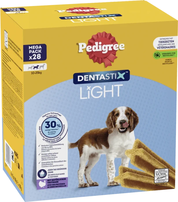 Pedigree Dentastix, Light mittelgroße Hunde, 28 Stück