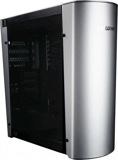 In Win 915, silber, Glasfenster