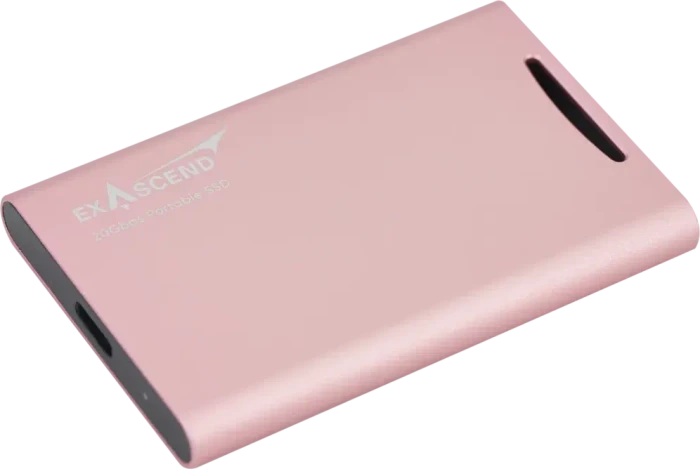 Exascend Element Portable SSD, Rose Gold, 2TB, USB-C 3.2