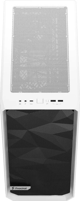 Fractal Design Meshify 2 Compact White TG Clear Tint, Glasfenster