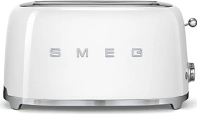 Smeg TSF02WHEU Langschlitz-Toaster weiß