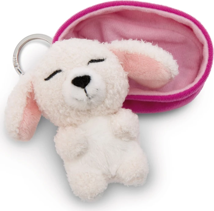 Nici Sleeping Pets Pudel weiß Schlüsselanhänger 8cm