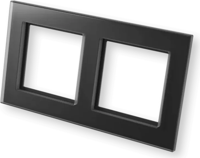 eQ-3 Homematic HmIP-GF2-A Glasrahmen 2-fach, schwarz