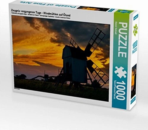 Calvendo Zeugnis vergangener Tage - Windmühlen auf Öland