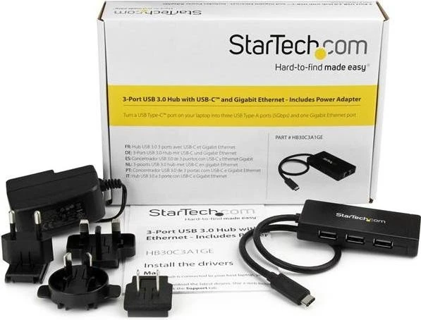 StarTech LAN-Adapter, RJ-45, USB-C 3.0 [Stecker]