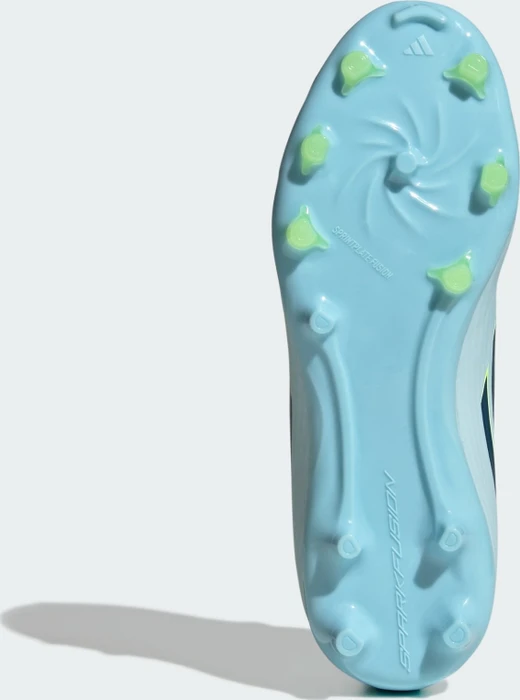 adidas F50 Sparkfusion League Mid Cut FG/AG almost blue/dusky petrol/hi-res yellow (Junior)