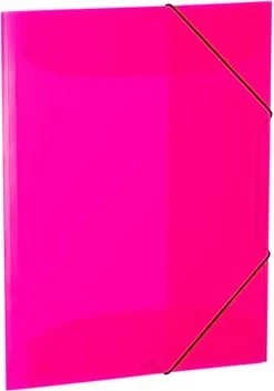 Herma Sammelmappe PP Neon, A3, neonpink/transparent