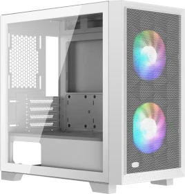 PCCooler C3D310 WH ARGB, weiß, Glasfenster (C3D310-WHP2-GL)