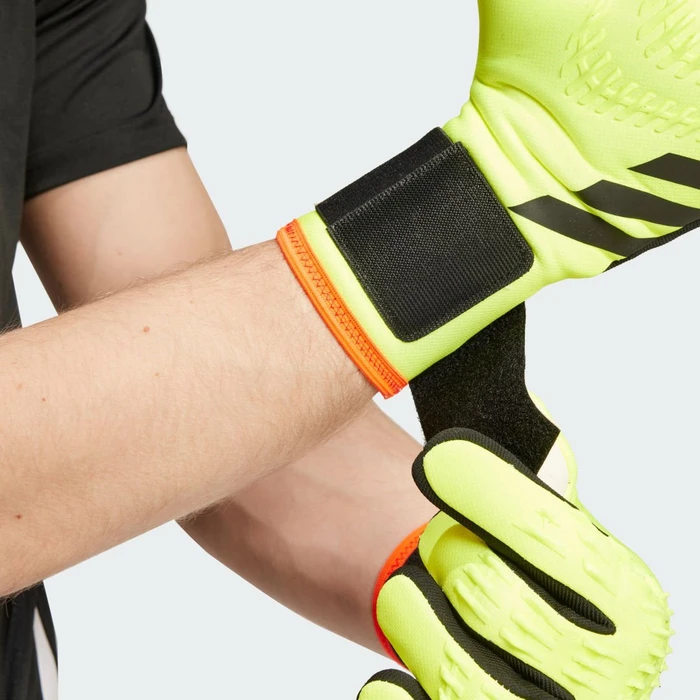 adidas Predator League Torwarthandschuhe solar yellow/black/solar red