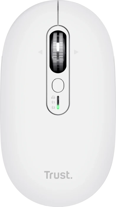 Trust Seron Hyperscroll Slim Wireless Mouse, weiß, USB/Bluetooth