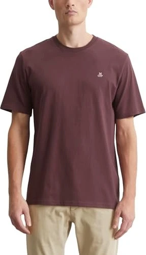 Marc O'Polo Regular Bio-Baumwolle T-Shirt kurzarm dark romance (Herren)